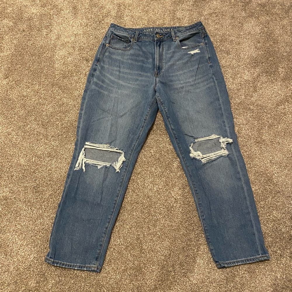 American Eagle Mom Jeans 12 Short